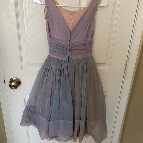 Light Blue 60s Dress - Picture 3 of 6